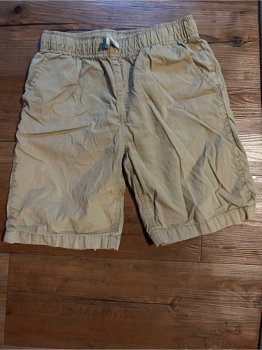The Children's Place Tan Drawstring Cargo Shorts - Set of 3